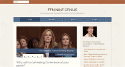 Desktop Screenshot of feminine-genius.com